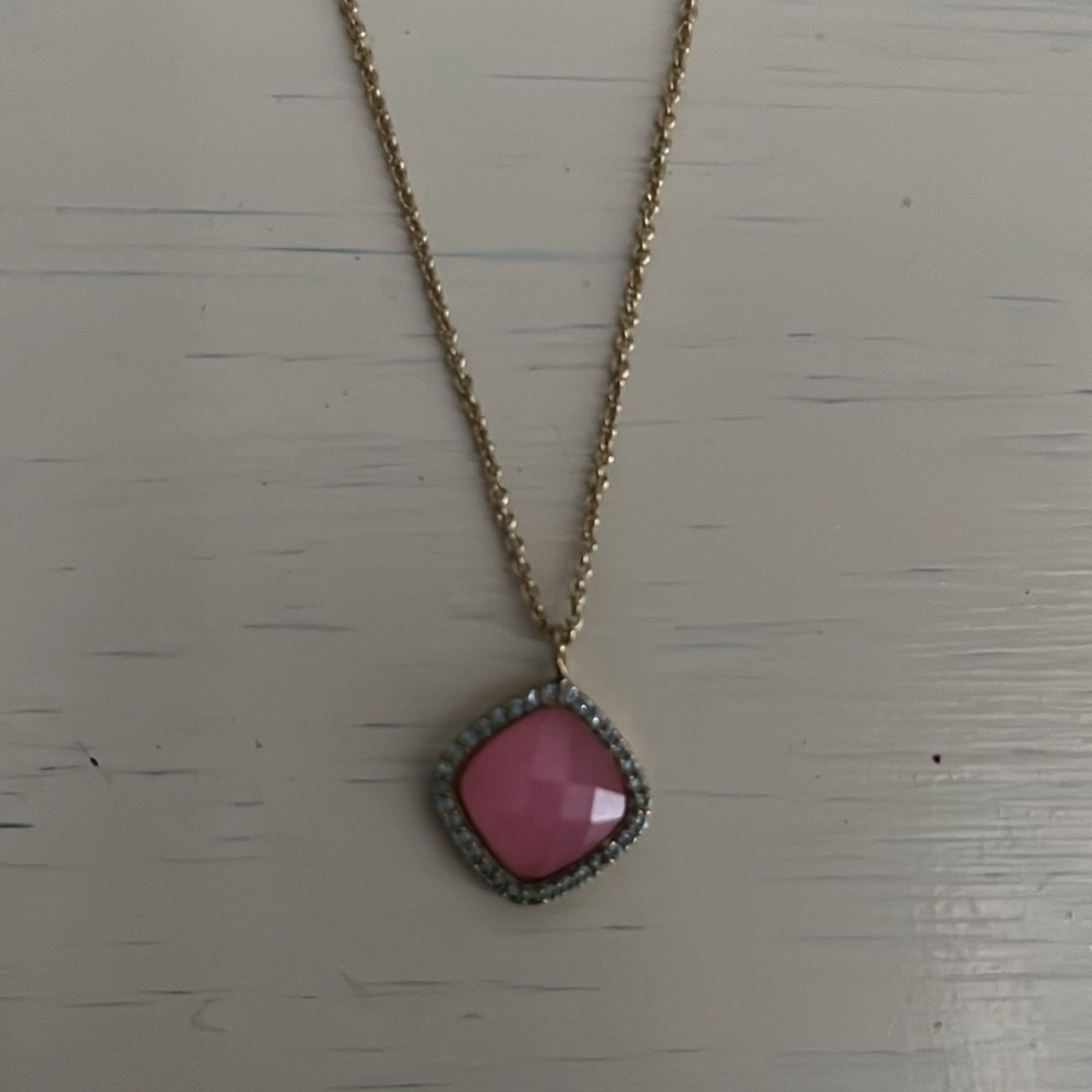 Marcia Moran Necklace with Pink Stone - Picture 5 of 5